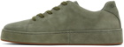 Loro Piana Green Suede Nuages Sneakers