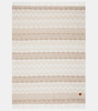 Missoni Gessetti Zig Zag wool-blend throw
