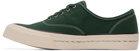 visvim Green Logan Deck Lo Sneakers