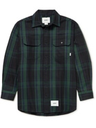 WTAPS - Deck Checked Cotton Shirt - Black