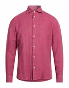 Drumohr Mens Shirt in Mauve