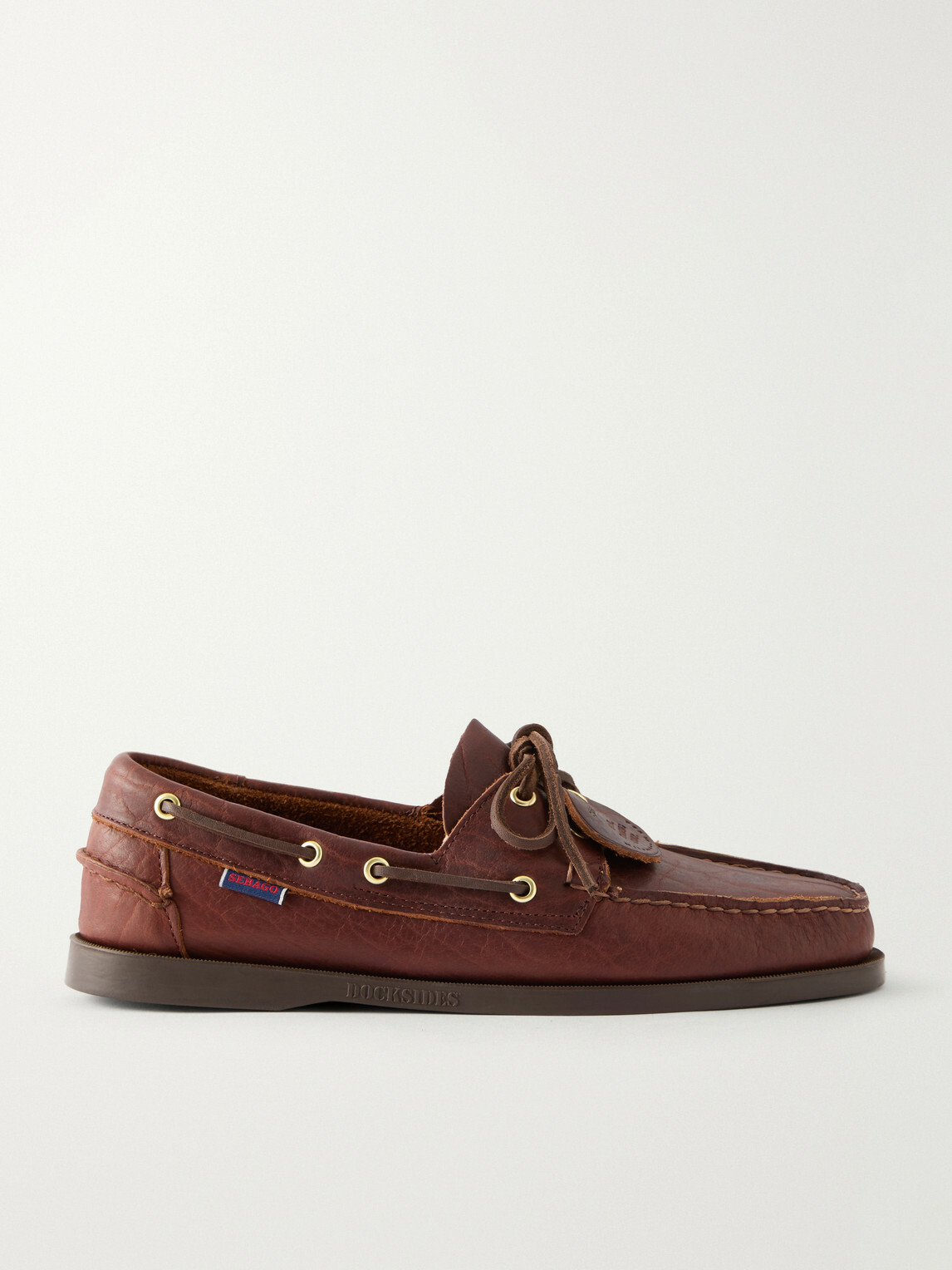 Sebago - Portland Momoth Full-Grained Leather Boat Shoes - Brown