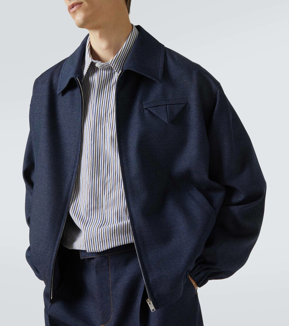 ブルゾン Bottega Veneta Wool Blouson Bottega Veneta Wool drill blouson Bottega Veneta