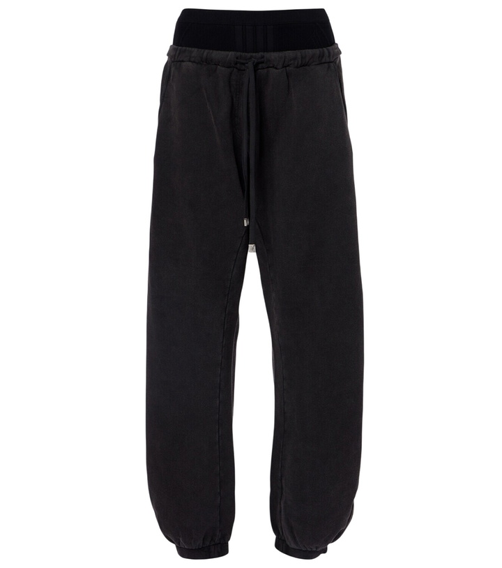 Photo: The Attico Cotton jersey sweatpants