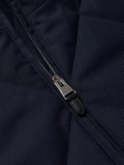Canali - Quilted Shell Gilet - Blue