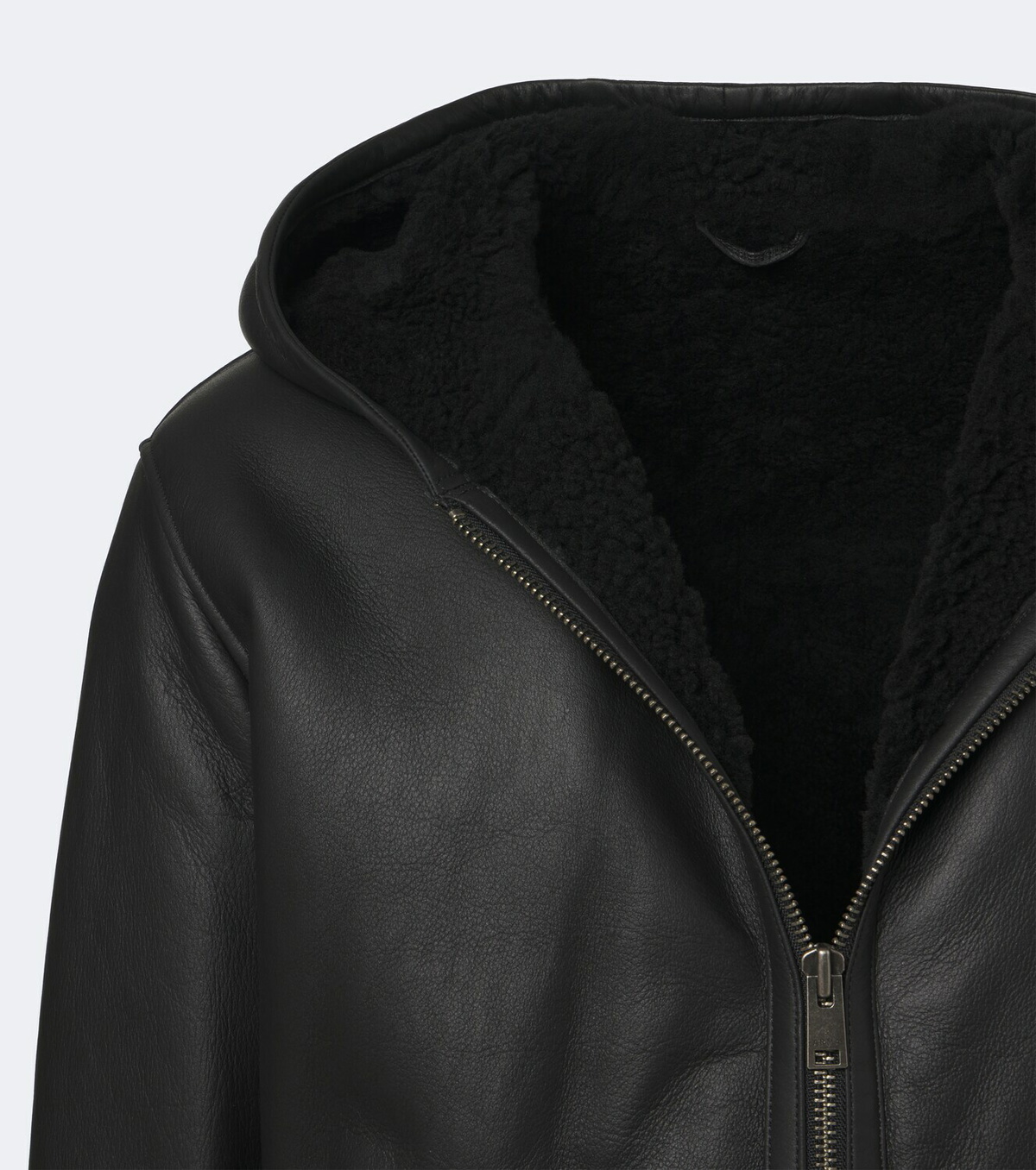 Arma Malen hooded leather jacket