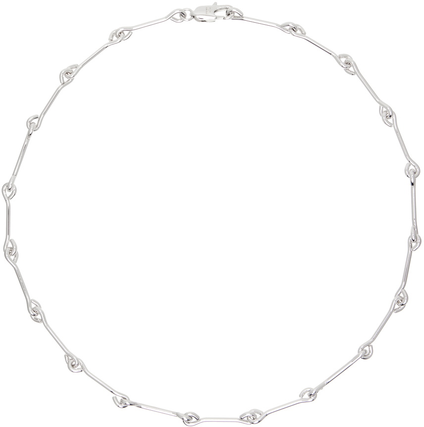 Laura Lombardi Silver Treccia Necklace
