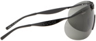 Gucci Black Mask-Shaped Sunglasses