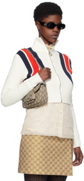 Gucci White Striped Turtleneck