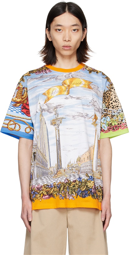 Photo: Moschino Multicolor Printed T-Shirt