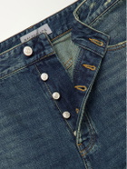 Balenciaga - Straight-Leg Distressed Jeans - Blue