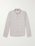 James Perse - Garment-Dyed Linen Shirt - Gray
