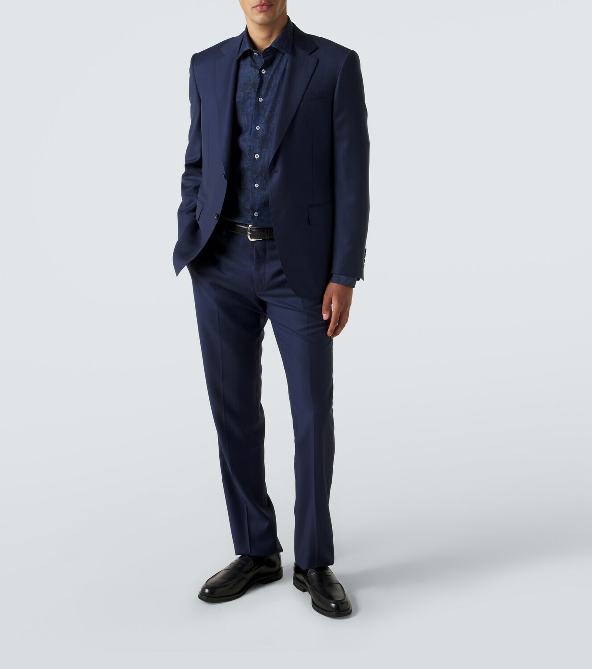Etro Paisley denim shirt