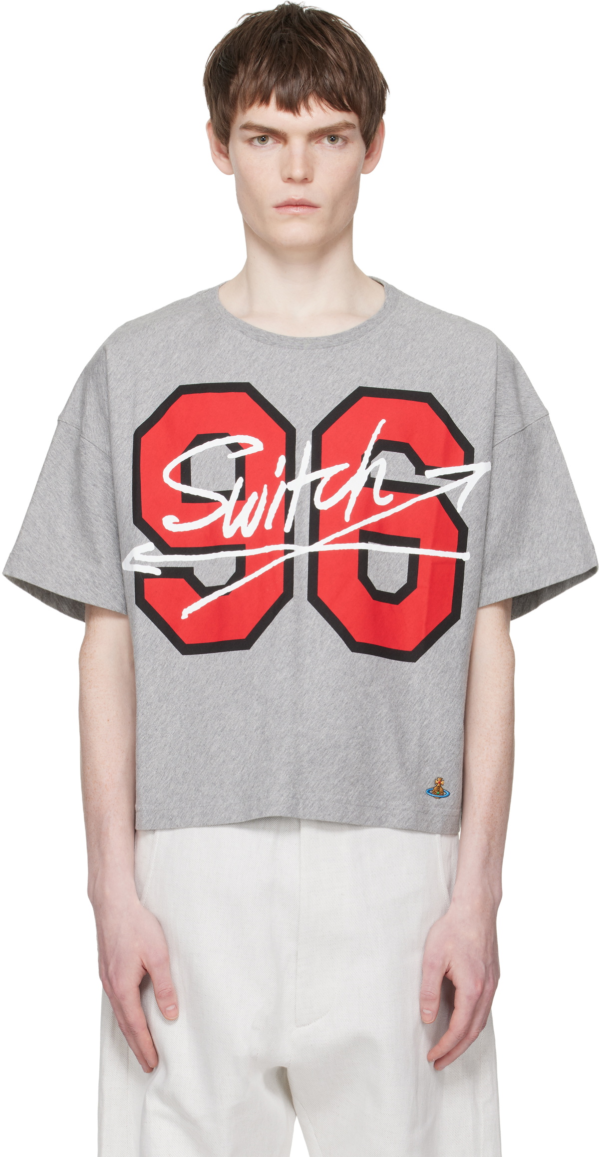 Vivienne Westwood Gray '96 Switch' Box T-shirt Vivienne Westwood