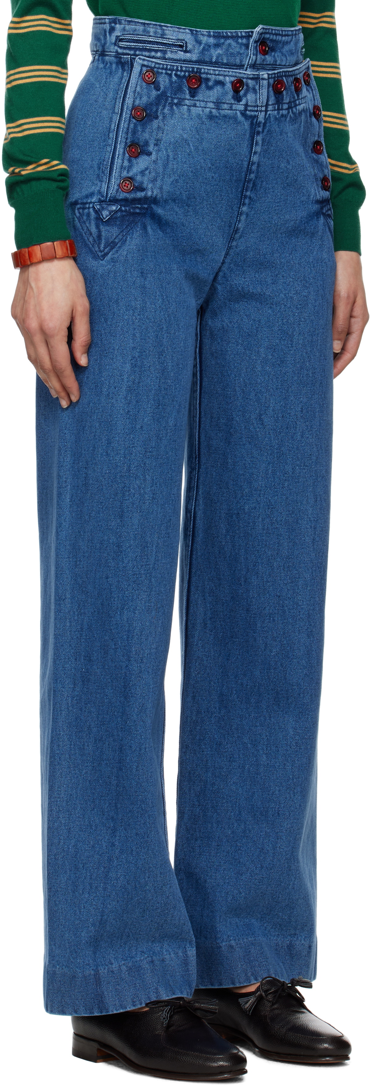 Bode Blue Sailor Jeans
