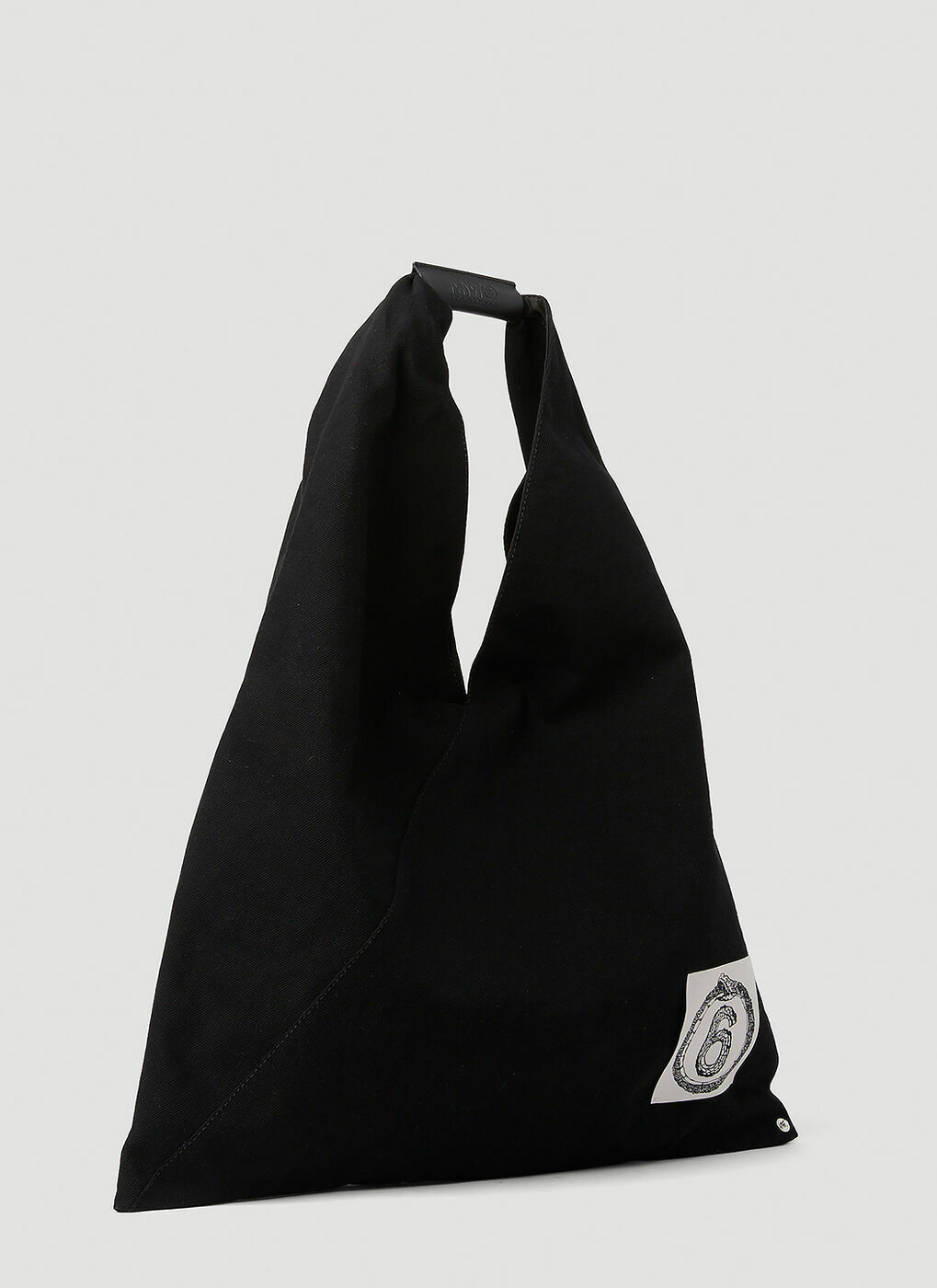 Classic Japanese Tote Bag in Black MM6 Maison Margiela