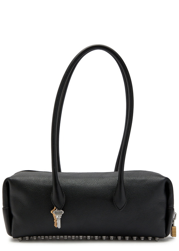 Photo: Alexander Wang Roux Medium Leather Shoulder bag - Black - One Size