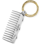 GOOD ART HLYWD - Gold-Tone and Sterling Silver Comb Key Fob - Silver