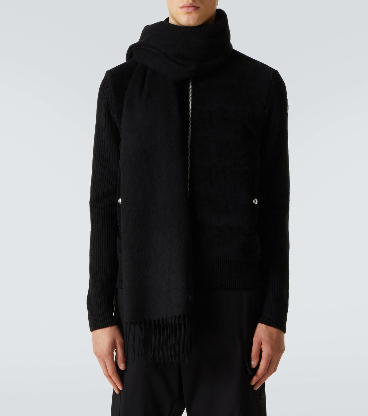 Moncler Cashmere felt scarf