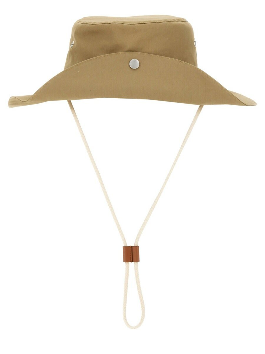 Jil Sander Black Bucket Beach Hat Jil Sander