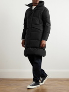 Herno Laminar - Laminar Quilted Crinkled-Shell Hooded Down Parka - Black