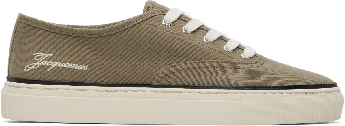 JACQUEMUS Khaki 'The Féfé' Sneakers