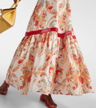 Etro Paisley cotton and silk maxi dress
