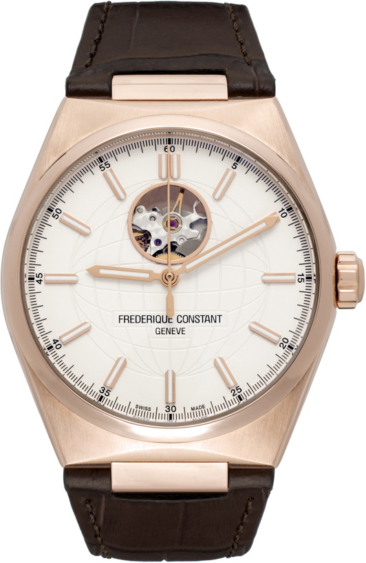 Photo: Frédérique Constant Rose Gold Highlife Heart Beat Automatic Watch