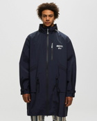 Bstn Brand Shell Rain Coat Blue - Mens - Coats/Shell Jackets