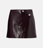 Courrèges Cotton-blend miniskirt