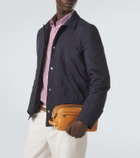 Brunello Cucinelli Leather toiletry bag
