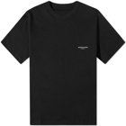 Wooyoungmi Men's Basic Back Logo T-Shirt in Black