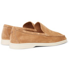 Loro Piana - Summer Walk Suede Loafers - Sand