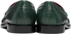 Enfants Riches Déprimés Green Penny Loafers