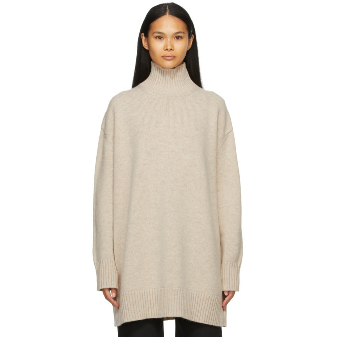 Studio Nicholson Beige Wool Elson Turtleneck Studio Nicholson