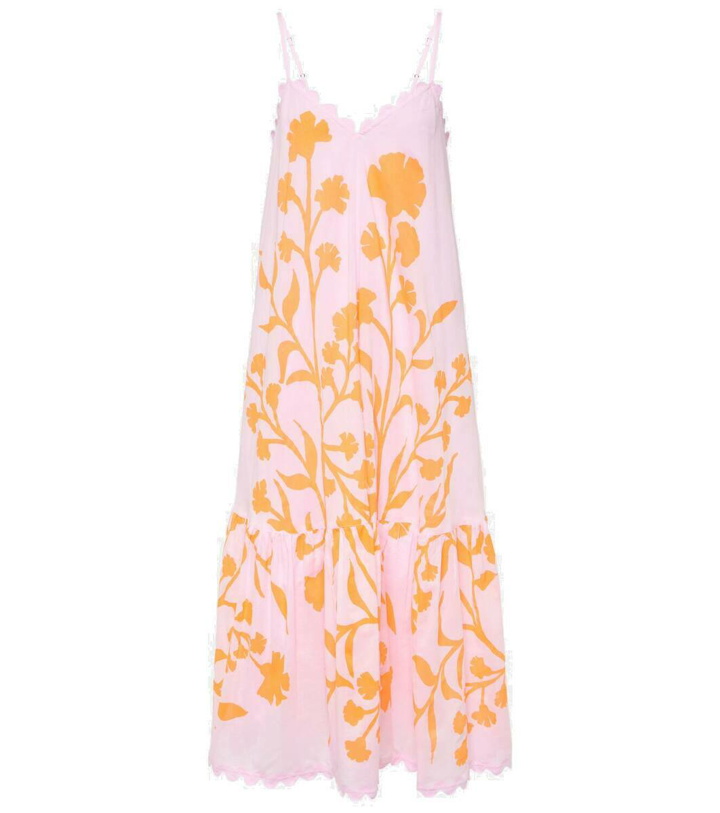 Photo: Juliet Dunn Floral tiered cotton midi dress