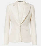 Gucci Silk faille blazer