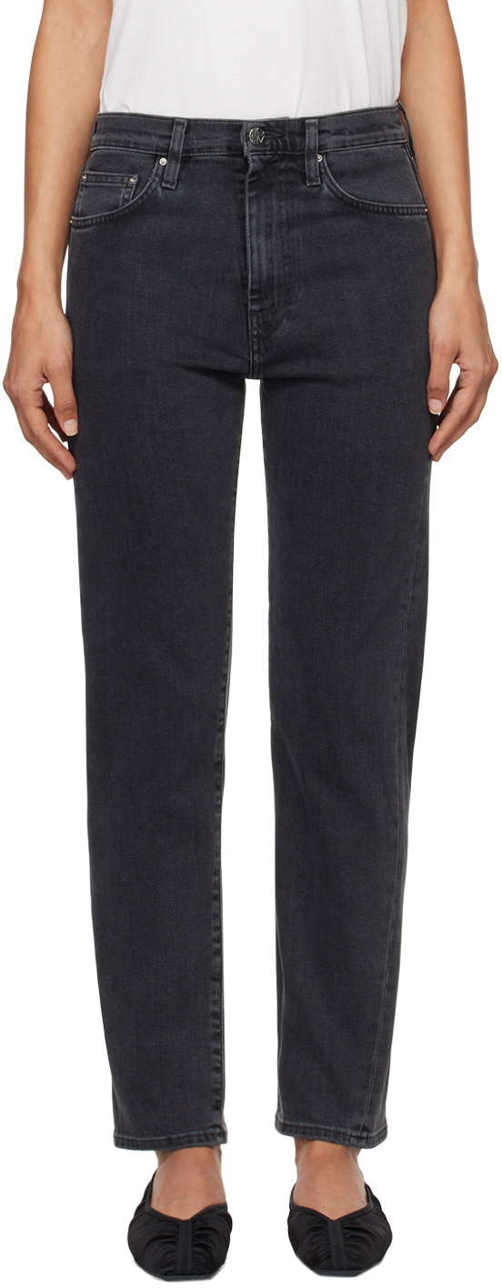 Toteme Women's Cotton Jeans Grey