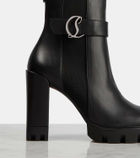 Christian Louboutin CL Chelsea Lug leather ankle boots