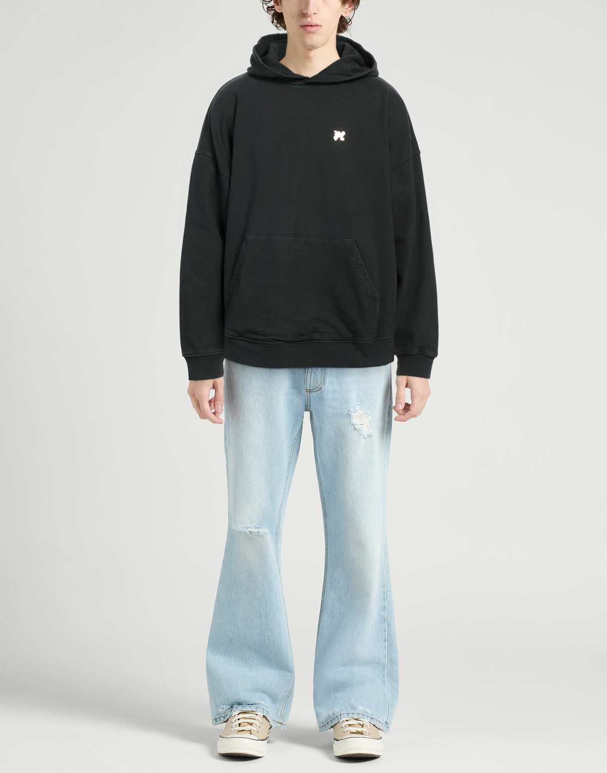 Palm Angels Mens Sweatshirt in Black