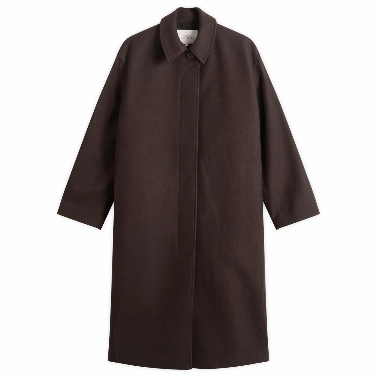 Studio Nicholson Black Padded Pieper Coat Studio Nicholson