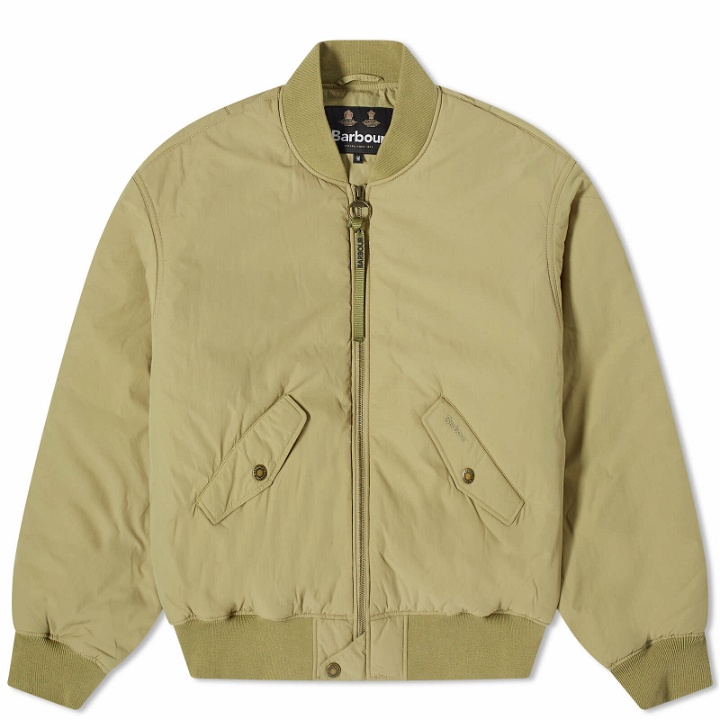 Photo: Barbour Men's Heritage + Flight Casual Jacket in Bleached Olive