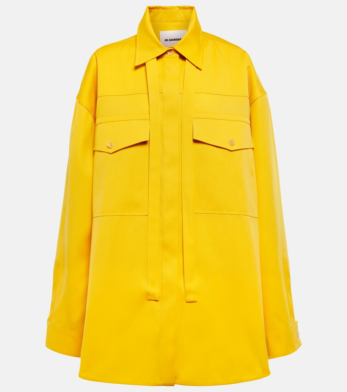 Jil Sander - Wool gabardine shirt Jil Sander