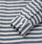 Onia - Albert Slim-Fit Striped Voile Shirt - Men - Navy