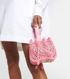 Alaïa Rose Marie leather bucket bag