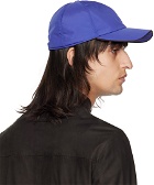 ZEGNA Blue Technical Fabric Baseball Cap