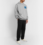 Billionaire Boys Club - Logo-Appliquéd Mélange Loopback Cotton-Jersey Hoodie - Gray