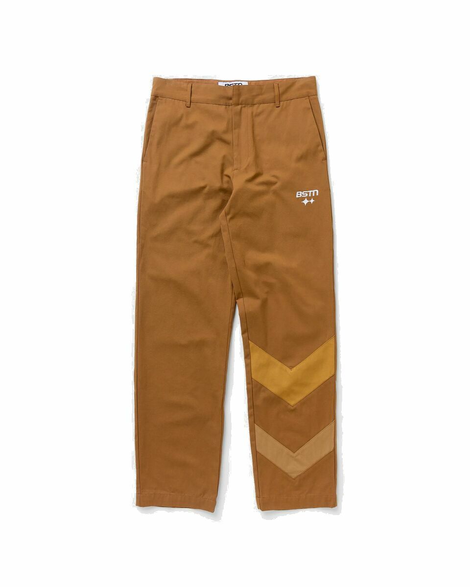 Photo: Bstn Brand Workwear Warm Up Pants Brown - Mens - Casual Pants