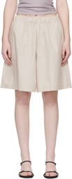 Baserange Beige Claude Shorts