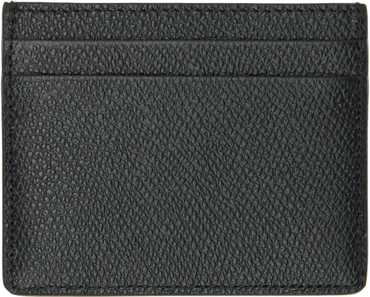 Valentino Garavani Black VLogo Siganture Card Holder